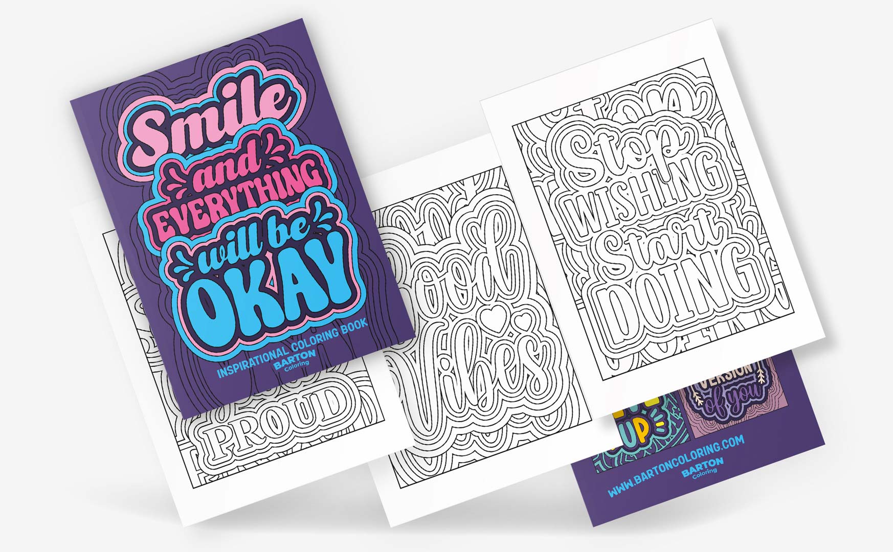 Inspirational Quotes Coloring Book