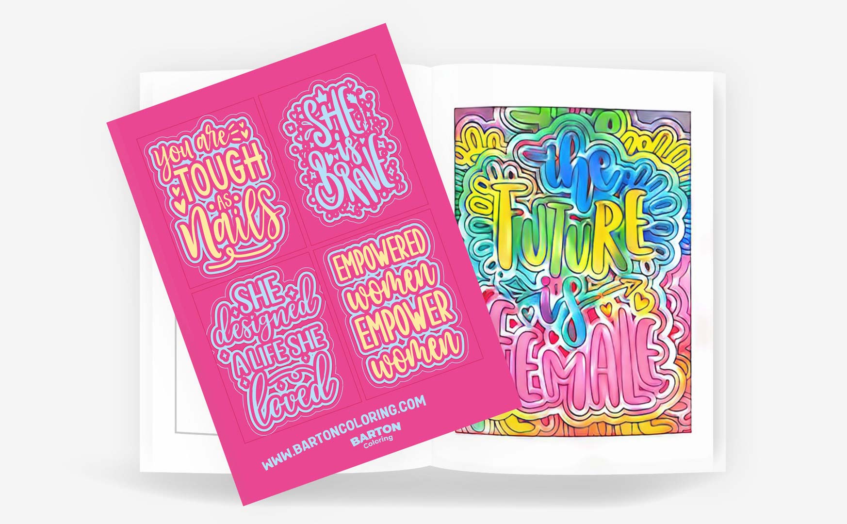 funny motivational swear word adult coloring book