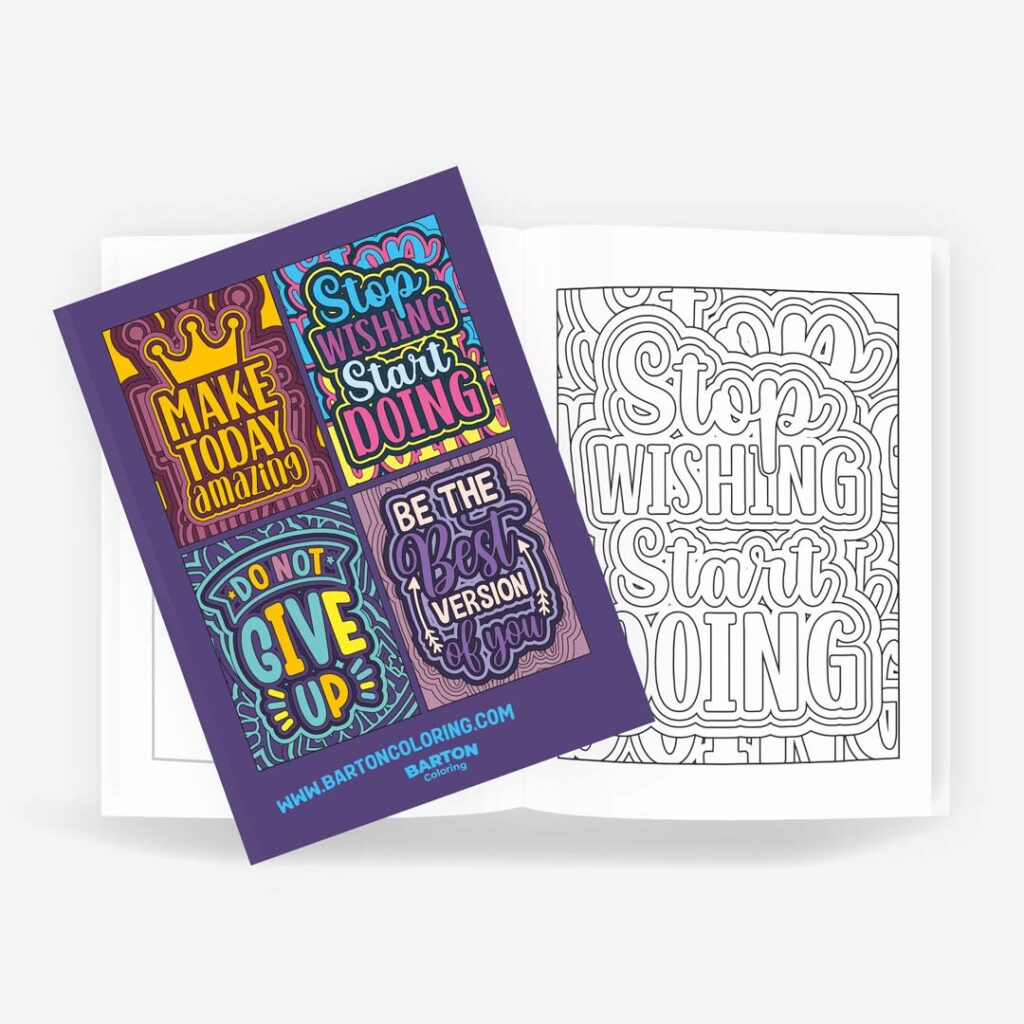 grown up coloring book art therapy coloring boom motivational quotes